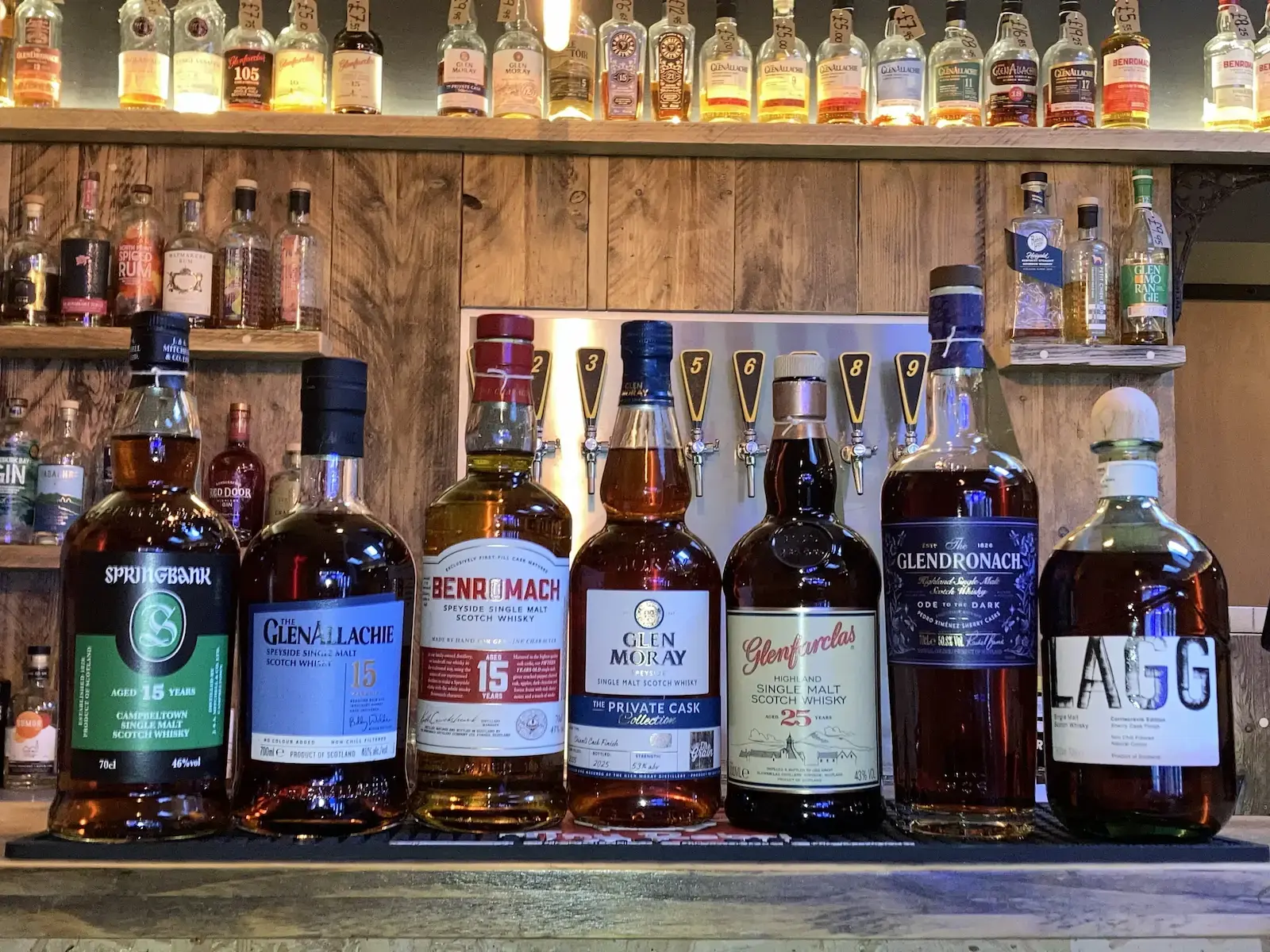 Premium whisky selection showcasing classic and rare Speyside and Scottih finest single malts in our carefully curated collection