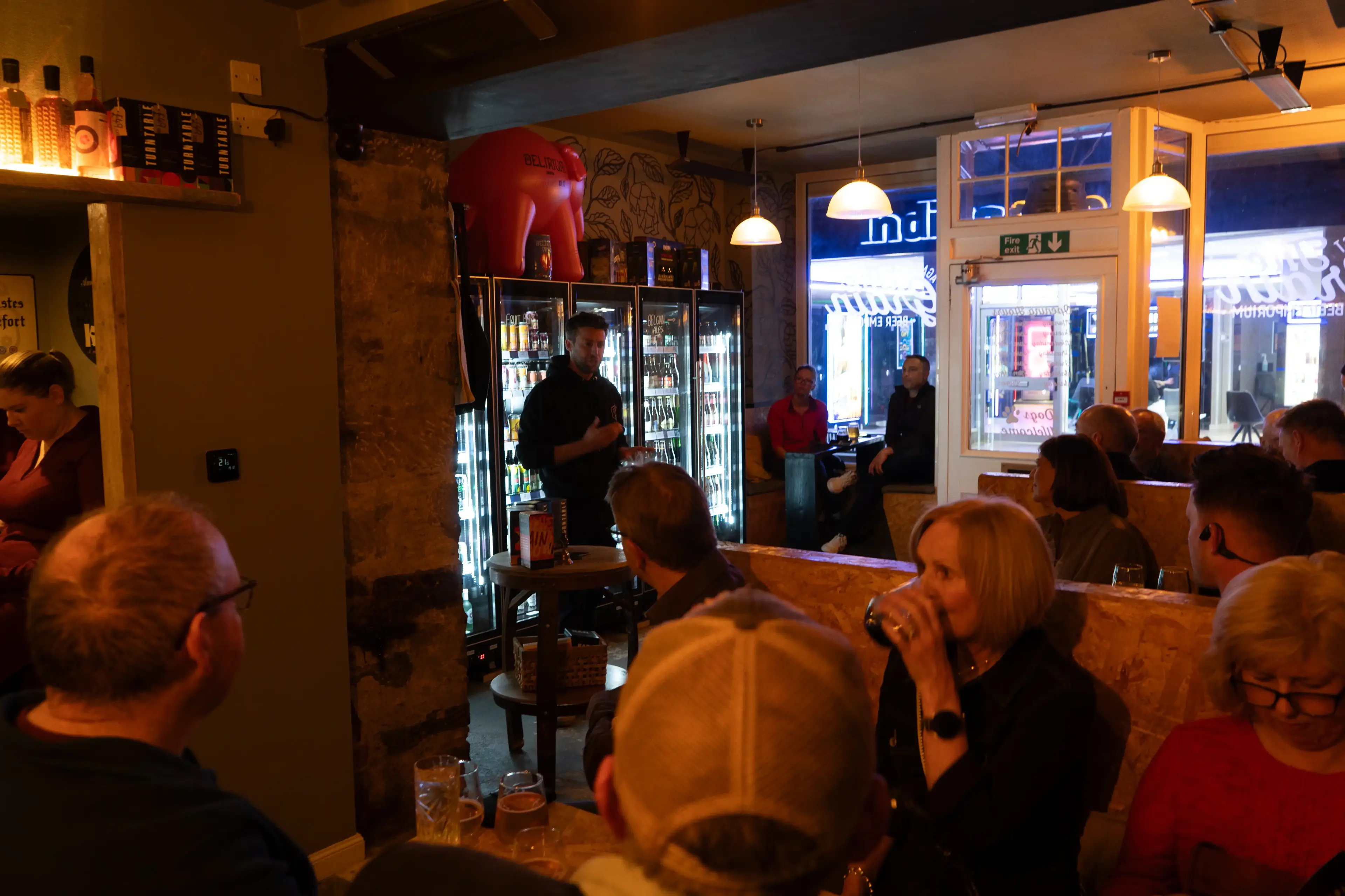 A whisky tasting event at Against the Grain